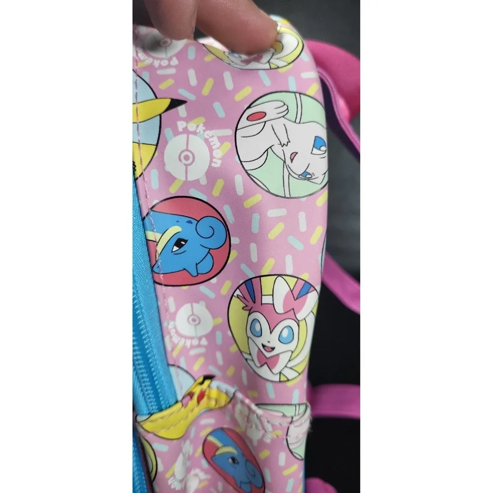 Bioworld Pokemon Pink Mini Multi Pokémon  Backpack Pikachu